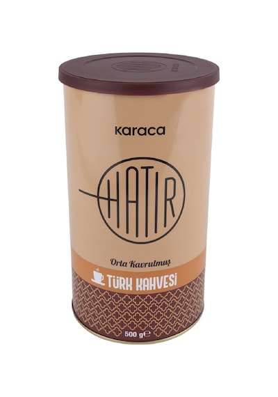 Karaca Hatır Orta Kavrulmuş Türk Kahvesi Teneke Kutu 500 G