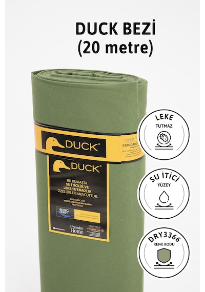 Premier Su İtici Duck Bez 20 Metre Dry3366 - Haki Haki