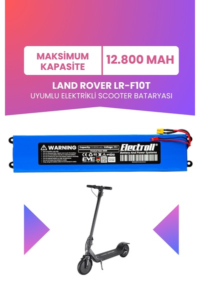 Land Rover Lr-f10t Uyumlu Batarya Maksimum Kapasite 36v 12.800mah