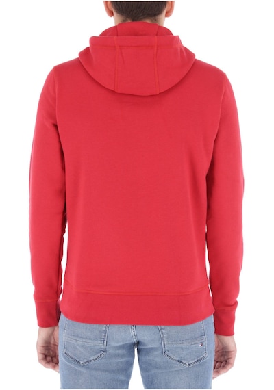Tommy Hilfiger Kapşonlu Sweatshirt Kırmızı