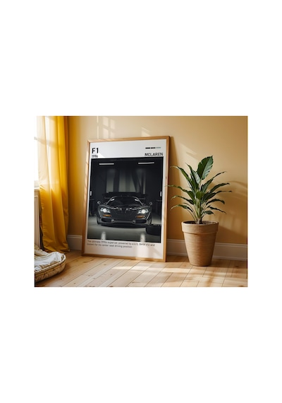 Mercedes-benz F1 Ahşap Çerçeveli Poster Tablo Şampiyon F1 Tasarım Ahşap 01