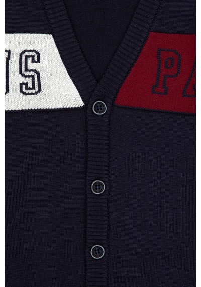 U.S. Polo Assn. Erkek Çocuk Lacivert Hırka Triko 50317115-vr033