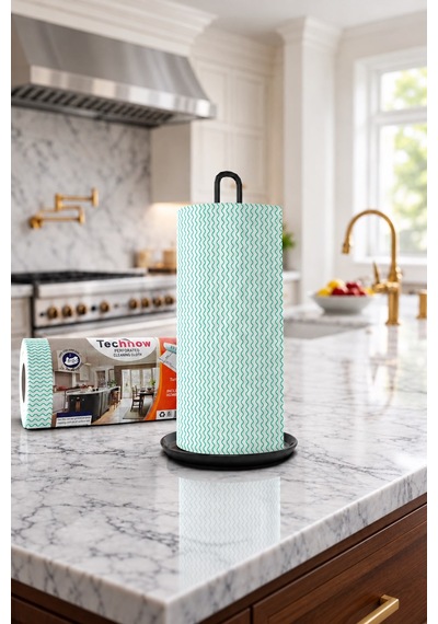 Technow Softtex 33 Yaprak Kopar Kullan Yeşilrulo Hassas Temizlik Bezi 27x30cm 3'lü Sarı
