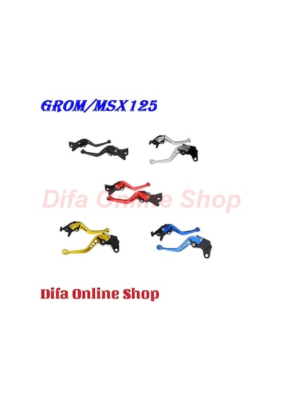 Grom/msx125 Manet Ayarlı Cnc Spor 2014-2023 Siyah Motoparax Renk : Standart