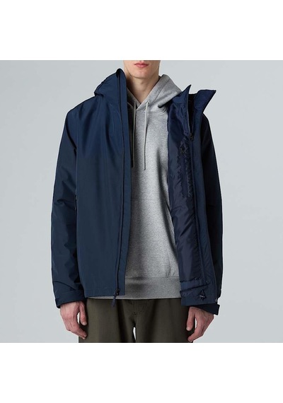 The North Face M Carto Mono Trıclımate Hooded Jacket Navy Siyah
