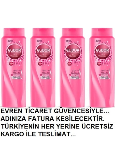 Elidor Güçlü ve Parlak 500 ML* 4 Adet