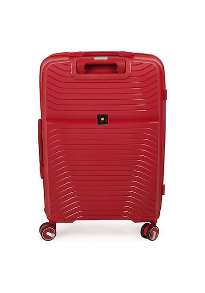 Hoffmannss Orta Boy Pp Valiz - Kırmızı - 58x43x23 Cm Çok Renkli