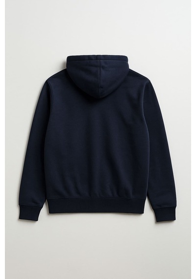Markapia Erkek Fermuarlı Kapüşonlu Cepli Sweatshirt Lacivert