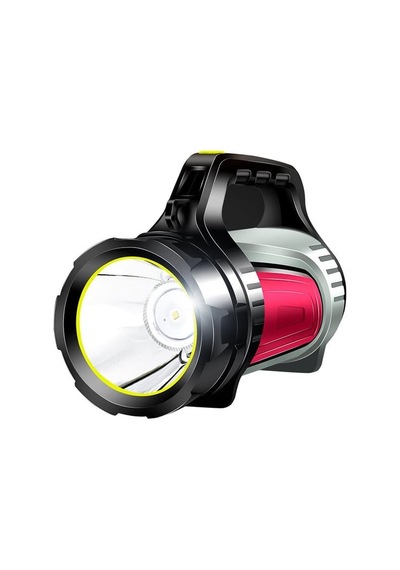 Powermaster Şarjlı Ledli Uzun Menzilli Kamp Tipi Işıldak Fener Js-881a Siyah