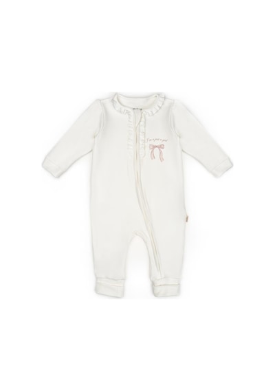 Babycosy Organic Wear Bebek Tulum %100 Organik Pamuk , Bebek - Yenidoğan- Csy8151 Powder