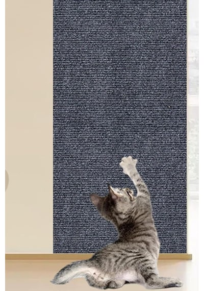 Kedi Köpek Evcil Hayvan Tırmalama Matı Koltuk Dolap Gibi Yerlere Takılabilen Tırmalama Pedi