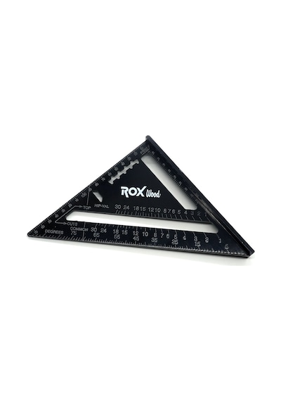 Rox Wood Alüminyum Üçgen Gönye 45 Derece 153Rox0023