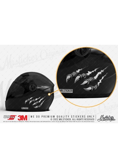 Rfhlm233 Reflektif Pence Izi Etiketi Küçük Boy Simetrik Ikili Set
