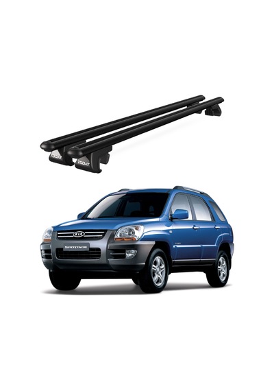 Venüs Kia Sportage 2004-2009 Uyumlu Siyah Ara Atkı Port Bagaj Tavan Barı
