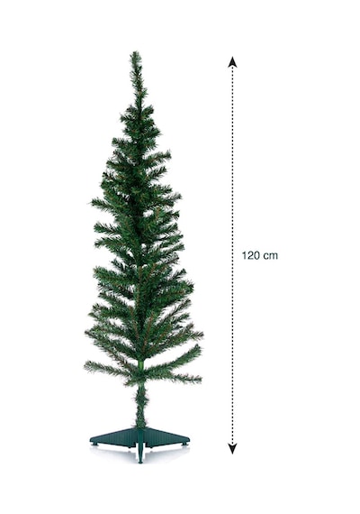 Yılbaşı Çam Ağacı Seti Süsler Ve Led Pilli Işıklı 120 CM