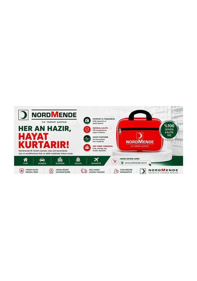 İlk Yardım Çantası Acil Müdahale Seti Araç, Ev, Ofis Ve Seyahat İçin Evimdeyokyok