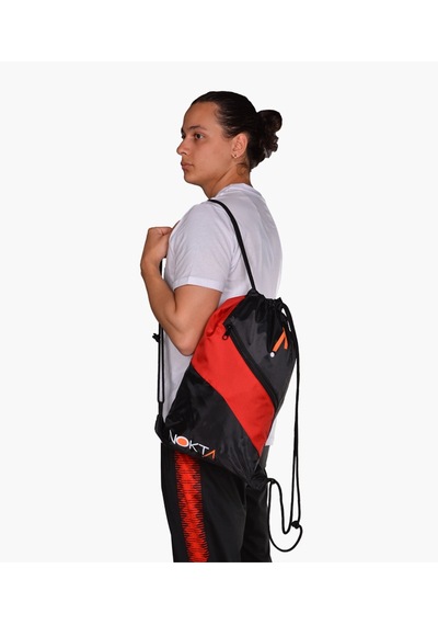 Nokta Siyah Çok Amaçlı İpli Spor Çantası - Ns21