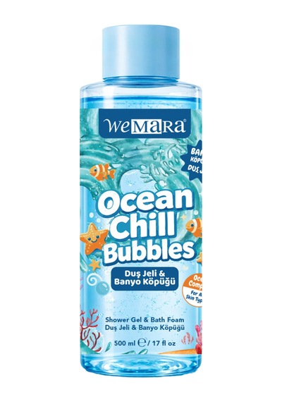 Wemara Ocean Chill Bubbles Duş Jeli Banyo Köpüğü 500 Ml 5 Adet Diğer