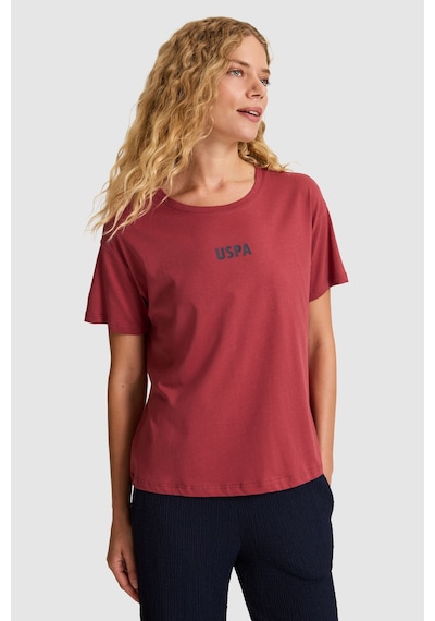 U.S. Polo Assn. U.s. Polo Assn. Kadın Vişne Tişört 50323530-vr223