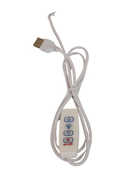100 Cm Dimmer Li Usb Erkek Kablo 2 Amper Ucu Açık Dim Edilebilir Usb Kablo