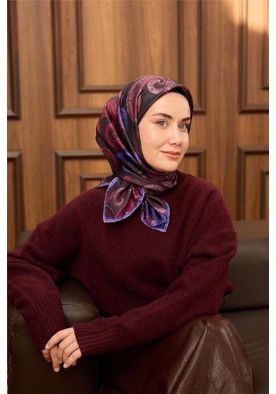 Silk Home Twill İpek Eşarp 11490-23 Acı Kahve