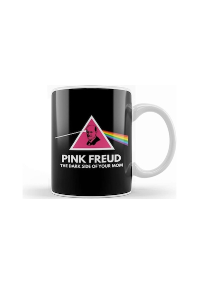 Pink Freud The Dark Side Of Your Mum Fun Psychologyfor Psychologist Therapists Shrinks And Psyc Kupa Bardak Porselen Karışık