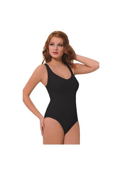 Kadın Siyah Pemilo Momslab Vücut Şekillendirici Korse Body 2979 Siyah