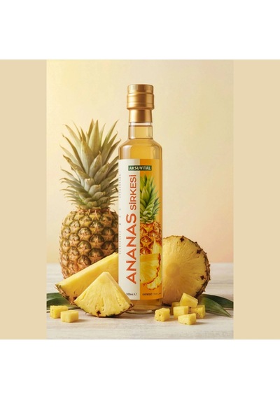 Aksu Vital Ananas Sirkesi Doğal Fermente - Bromelain Etkili 500ml