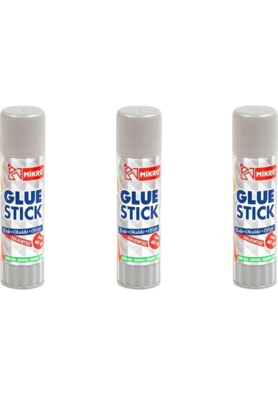 Mikro 40 Gr. Glue Stick Yapıştırıcı 3 Adet