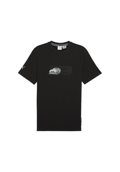 Puma 63062401 Bmw Mms Car Graphic Tee Erkek Spor Tişört SIYAH