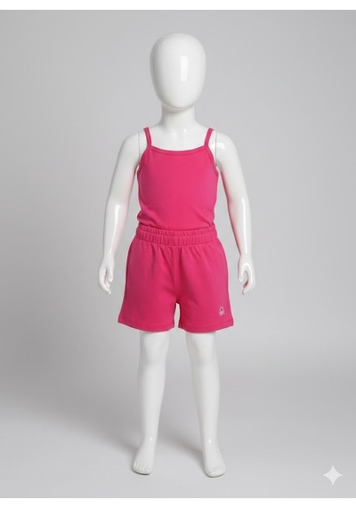 United Colors Of Benetton Benetton Kız Çocuk Koyu Pembe Şort