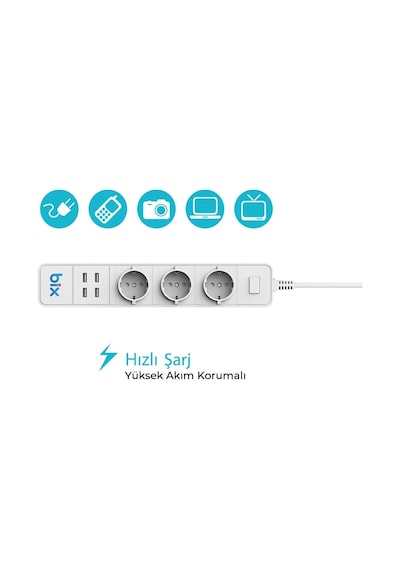 Vtn Bp-01 Wifi Yüksek Akım Korumalı Hızlı Şarj Özellikli Akıllı Priz 0