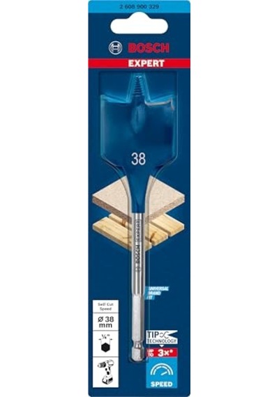 Professional 1x Expert Self Cut Speed Yaprak Delme Uçları Yumuşak Ahşap, Sunta, Ø 38,00 Mm, Aksesuar Döner Matkap