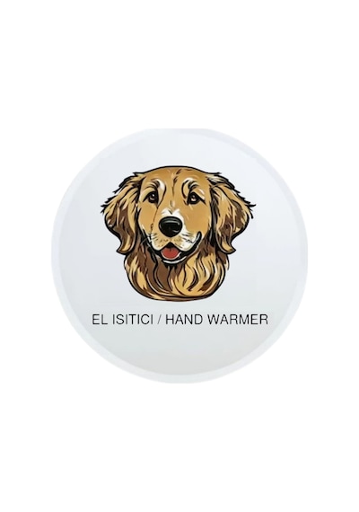 Sıa Kahverengi Köpek Cep Sobası,el Isıtıcı,sıcak Su Torbası Pvc 10x9,5cm Çok Renkli