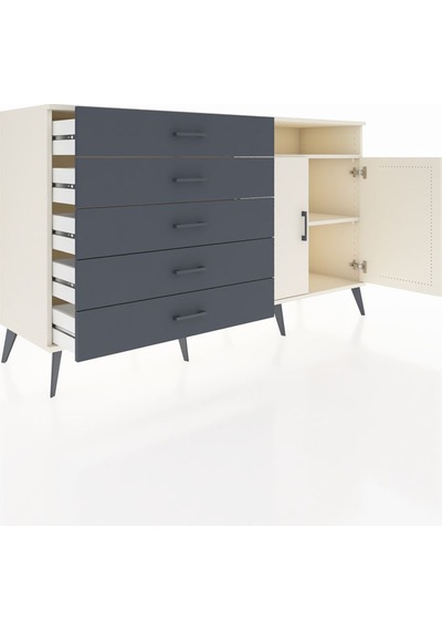 Hyperion Konsol 2 Raflı 5 Çekmeceli 2 Kapaklı 176x44x99 Aytaşı-ay Aytaşı-aytaşı/antrasit Hyperion Konsol 2 Raflı 5 Çekmeceli 2 Kapaklı 176x44x99 Aytaşı-ay Aytaşı-aytaşı/antrasit