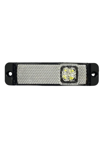 12v-24v Yan İkaz-park Lambası Side Marker Ledli Beyaz Krone Tip Dorse 130 32 Mm
