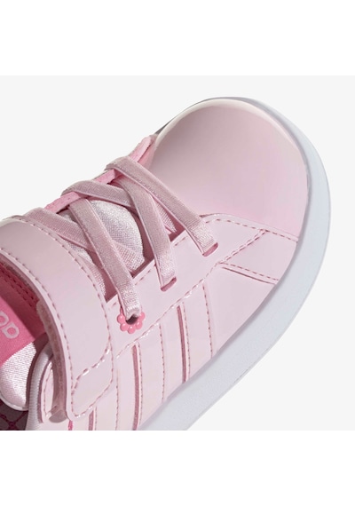 Adidas Grand Court 3.0 Girls Elastic Lace Çocuk Pembe Spor Ayakkabı Kı8121 2800236