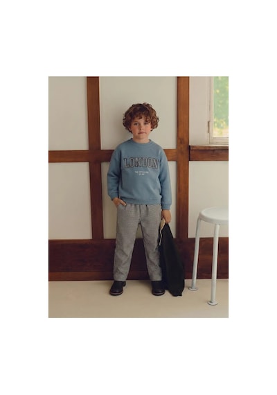 Poala Kids London Dokuma Pantolonlu Takım Çok Renkli