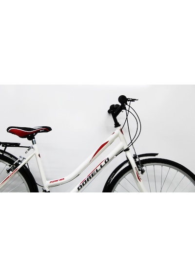Dorello 28 Jant Lady Model Bisiklet Beyaz - Kırmızı