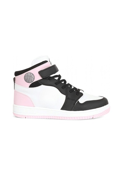 Kidessa 1517 Anatomik Taban Unisex Çocuk Ve Genç Boğazlı Sneakers Siyah Pembe