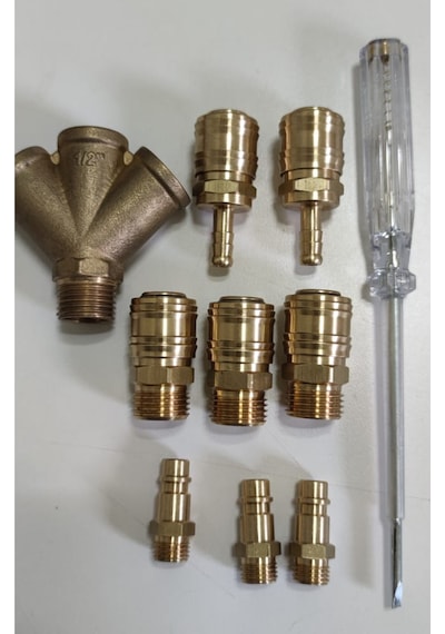 Kompresörler İçin Kompresör Stoper Hava Jakı Hortum 8mm Gövde
