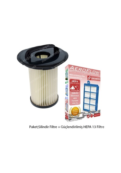 Philips Uyumlu Fc 9232 Marathon Süpürge Silindir Filtre Hepa Filtresi (432302636)