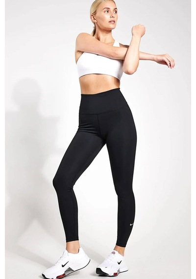 Nike One High Rise Leggings Full Length 2 Cepli Yüksek Belli Toparlayıcı Tayt Siyah Siyah