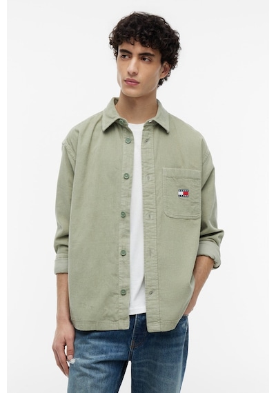 Tommy Hilfiger Tjm Brick Cord Ext Yeşil Gömlek Ceket-16260