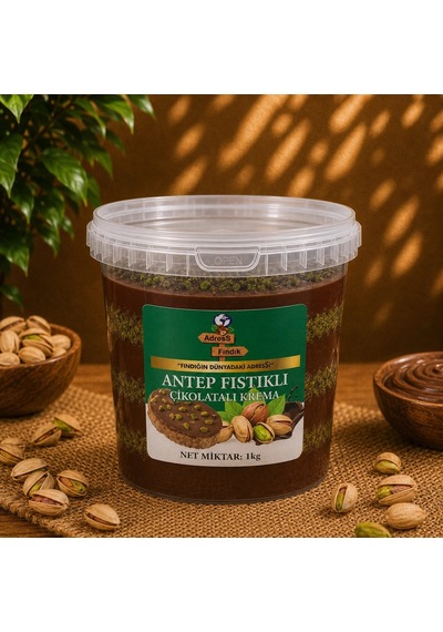 Adress Fındık Antep Fıstıklı Çikolatalı Krema 1 KG