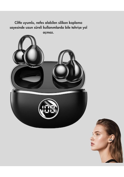 Ergonomik Açık Kulak Bluetooth Kulaklık Hafif Şık Ve Düşük Gecikmeli Ses Deneyimi