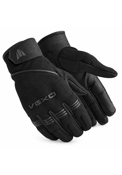 Vexo Drystar H2o Kışlık Motosiklet Eldiveni Siyah