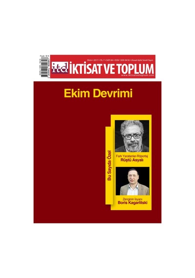 İktisat Ve Toplum Dergisi 84. Sayı