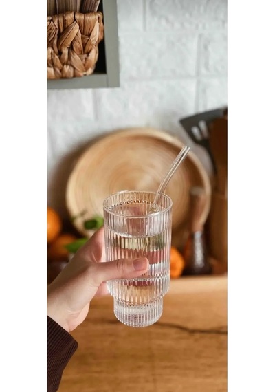 400 Ml Isıya Dayanıklı Borosilikat Origami Stil Bardak - Borosilikat Bardak 1 Adet Diğer