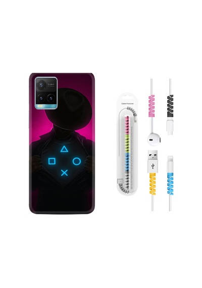 Vivo Y32 Kılıf Kablo Koruyuculu Xoxo 1849